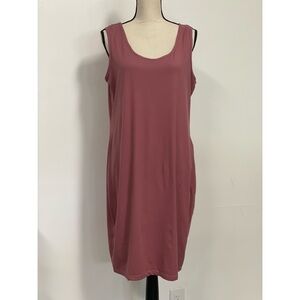 Hot Kiss Tank Top Dress Pink Plus Size 2X
